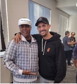 Chris Monroe networking with Pace Morby